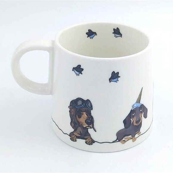 Paws Cafe Mugs-Set of 4 Different Dog Designs-BIA Cordon Bleu - Picture 6 of 11